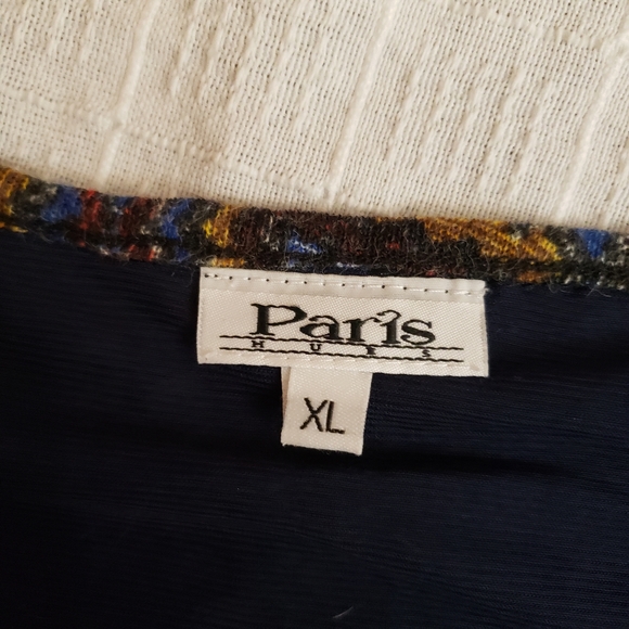 PARIS MUSE boho color block multi media tunic - Picture 5 of 9